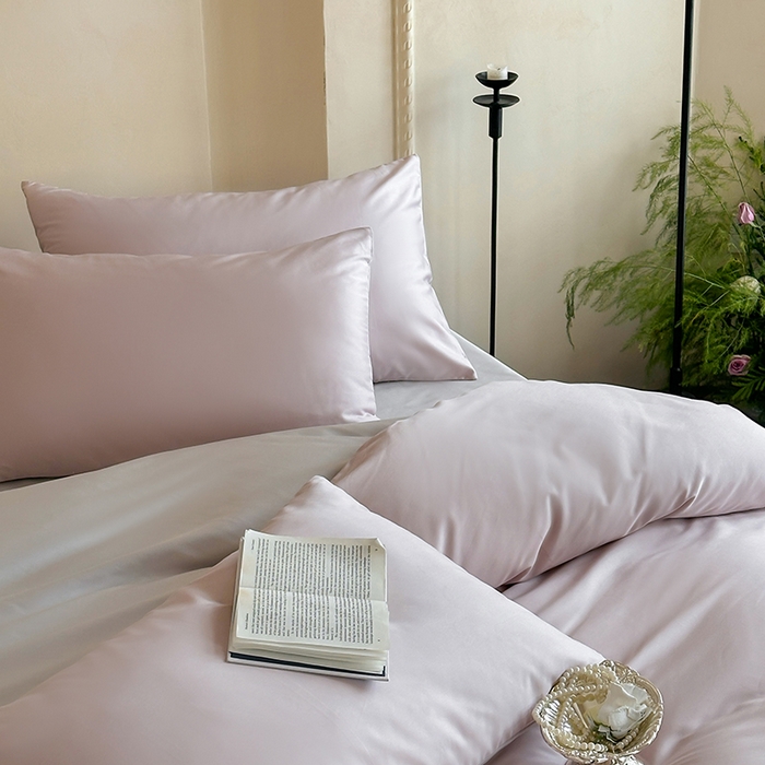 91家纺网 家纺一手货源 找家纺 赫帛 2025新款60支超细旦天丝棉四件套-雅奢 雅奢-烟灰粉