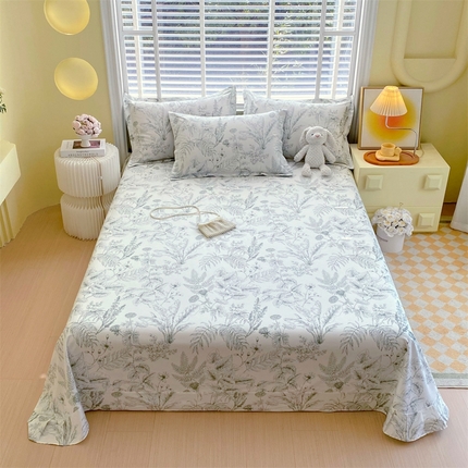 91家纺网 家纺一手货源 找家纺 宝齐莱家纺 2025新款13372全棉印花单品-单床单 亚马逊