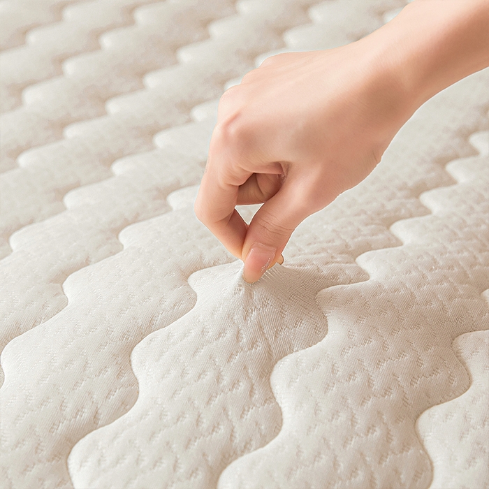 91家纺网 家纺一手货源 找家纺 薇梦蚊帐 2025新款针织乳胶床垫 白