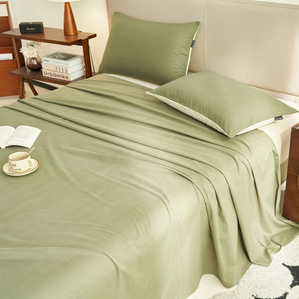 91家纺网 家纺一手货源 找家纺 （总）寐绸家纺 2025新款纯棉水洗棉单枕套系列（拍图一）