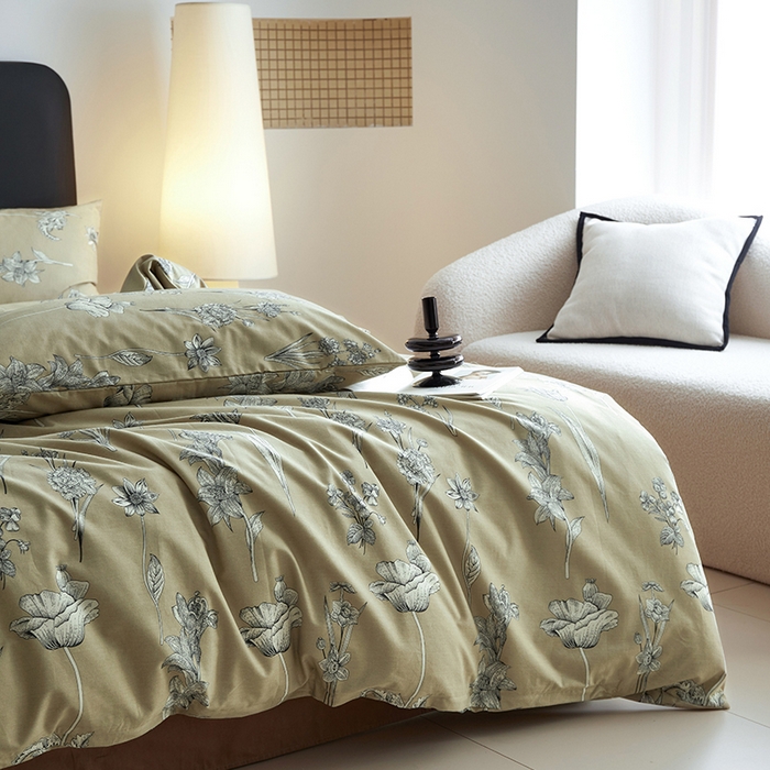 91家纺网 家纺一手货源 找家纺 （总）水洗的故事 2025新款全棉磨毛印花四件套