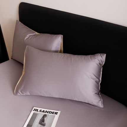 91家纺网 家纺一手货源 找家纺 （总）寐绸家纺 2025新款纯棉60支长绒棉系列单枕套（拍法二）