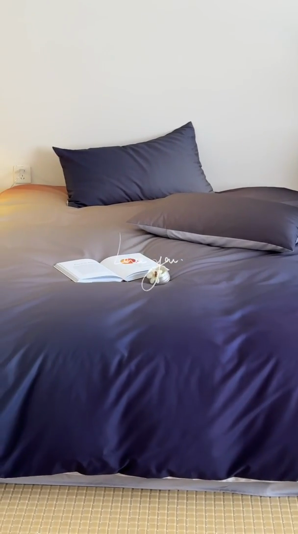 91家纺网 家纺一手货源 找家纺 （总）赫帛 2025新款50支长绒棉四件套-暮光之城