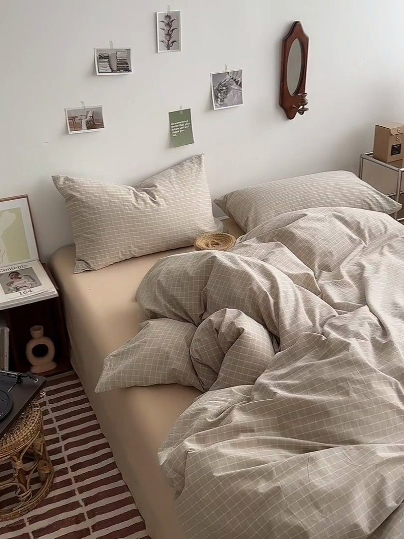 91家纺网 家纺一手货源 找家纺 水洗的故事 2025新款无印良品水洗棉四件套 雾山