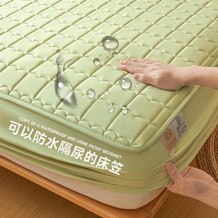 91家纺网 家纺一手货源 找家纺 （总）摩妮卡 2025新款亲肤A类防水夹棉床笠