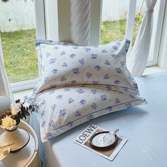 91家纺网 家纺一手货源 找家纺 梧桐树 2025新款100%全棉13372加厚印花四件套 A27小美满