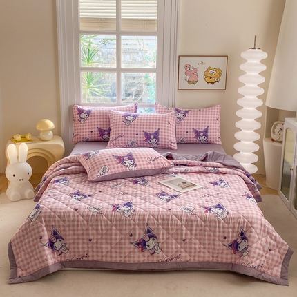 91家纺网 家纺一手货源 找家纺 （总）一电 2025新款卡通可爱磨毛春夏新品夏凉被子家纺床品儿童幼儿园