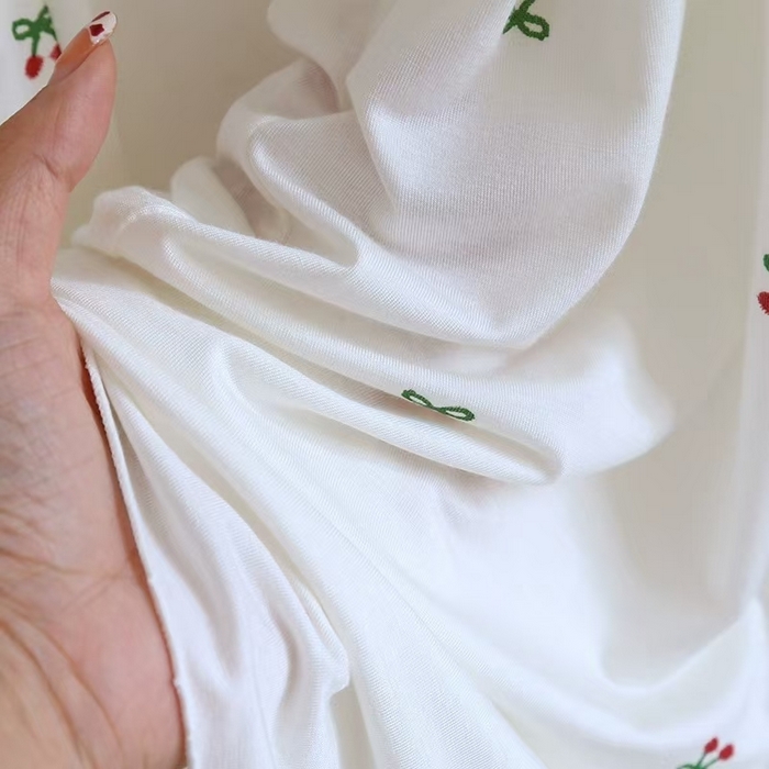 91家纺网 家纺一手货源 找家纺 洛兰沙家居馆【只代发】【只代发】2025新款外贸欧美风淑女风莫代尔睡衣女春夏秋开衫短袖吊带三件套长裤家居服 三件套白色