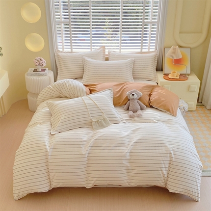 91家纺网 家纺一手货源 找家纺 （总）宝齐莱家纺 2025新款13372全棉印花四件套