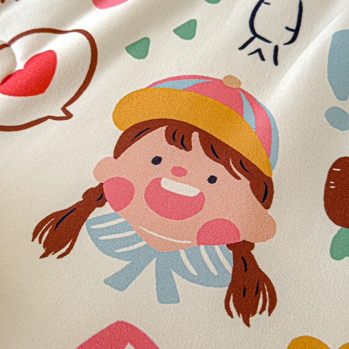 91家纺网 家纺一手货源 找家纺 品乐家纺 2025新款A类针织棉大豆被夏被夏凉被空调被学生被子 快乐女孩