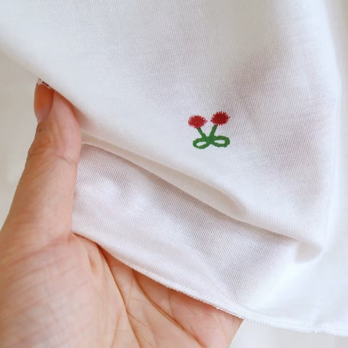 91家纺网 家纺一手货源 找家纺 洛兰沙家居馆【只代发】【只代发】2025新款外贸欧美风淑女风莫代尔睡衣女春夏秋开衫短袖吊带三件套长裤家居服 三件套白色