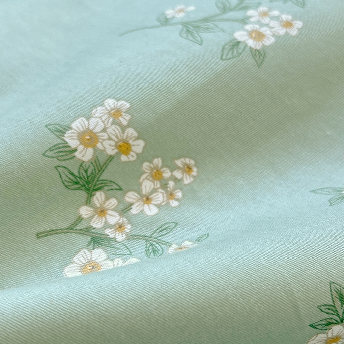 91家纺网 家纺一手货源 找家纺 梧桐树 2025新款100%全棉13372加厚印花四件套 A34风信子