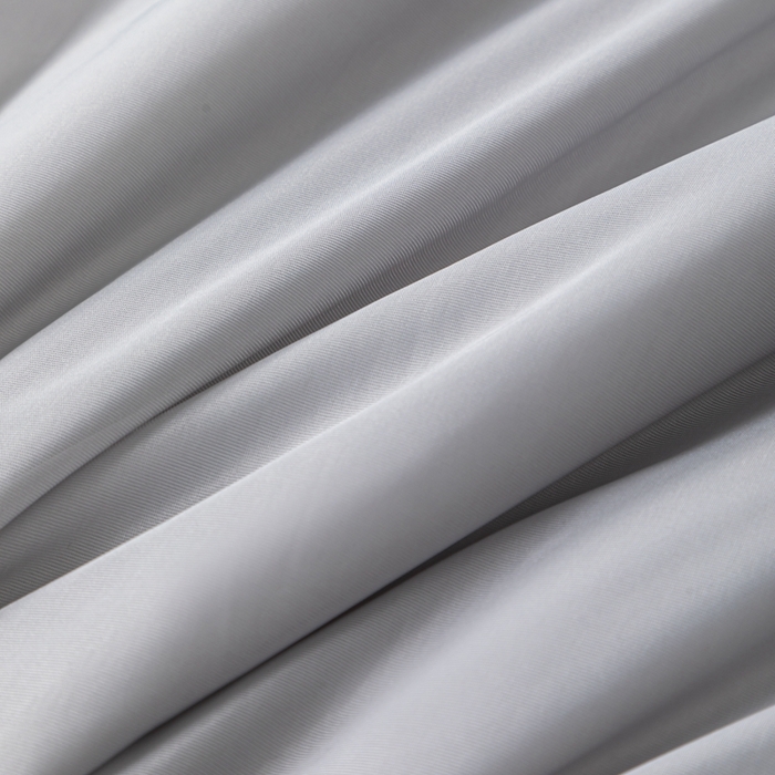 91家纺网 家纺一手货源 找家纺 鑫贝阳 2025春夏新款纯色双拼A类凉感丝夏凉被 高级灰