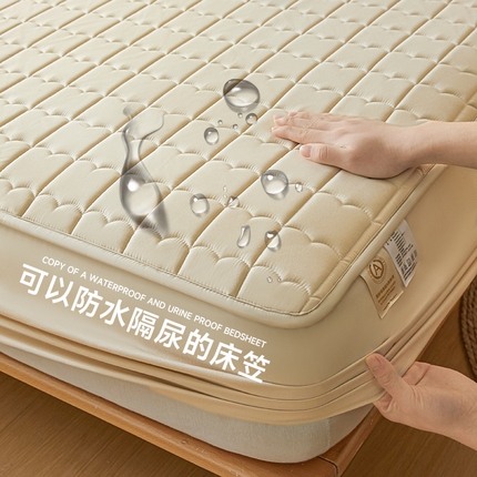 91家纺网 家纺一手货源 找家纺 （总）摩妮卡 2025新款亲肤A类防水夹棉床笠