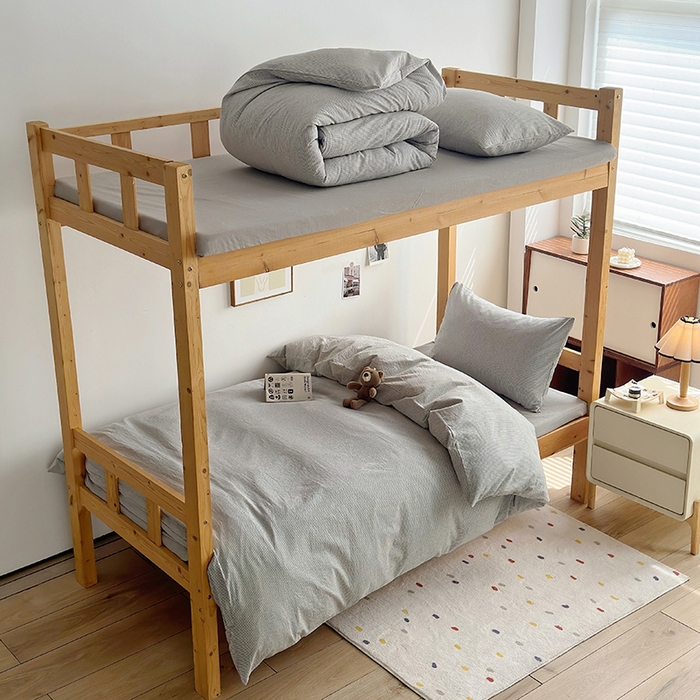 91家纺网 家纺一手货源 找家纺 （总）水洗的故事 2025新款A类色织水洗棉学生三件套