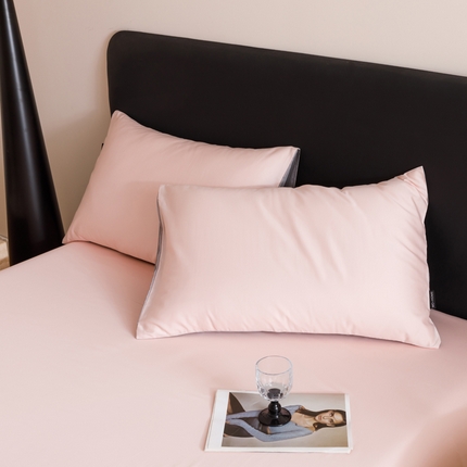 91家纺网 家纺一手货源 找家纺 （总）寐绸家纺 2025新款纯棉60支长绒棉系列单枕套（拍法二）