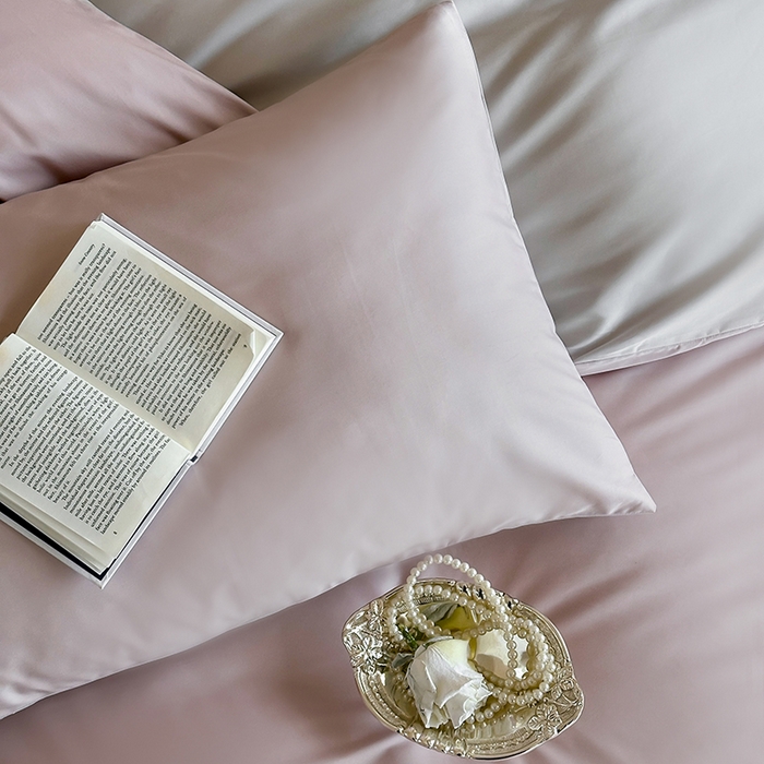 91家纺网 家纺一手货源 找家纺 赫帛 2025新款60支超细旦天丝棉四件套-雅奢 雅奢-烟灰粉