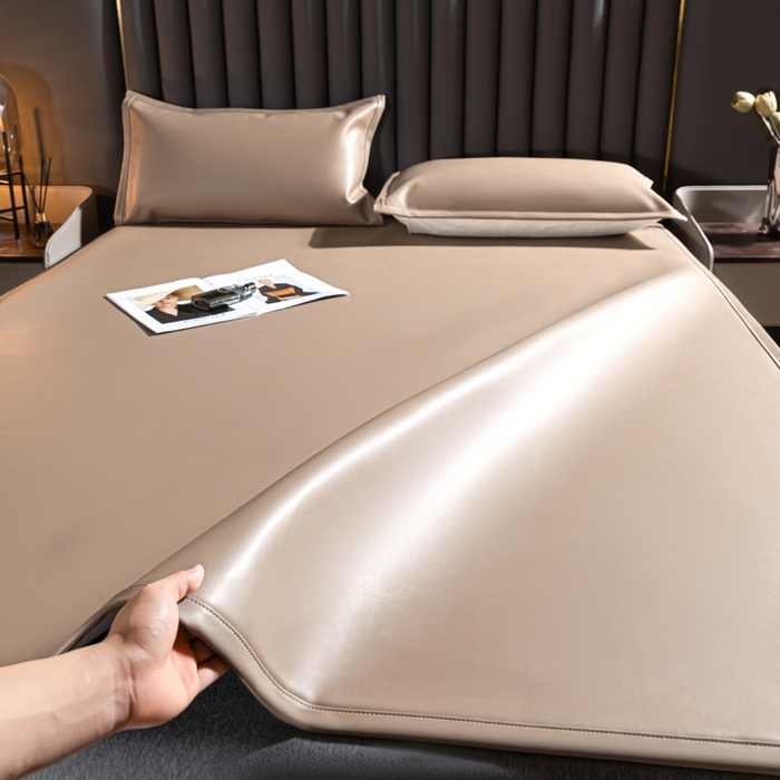 91家纺网 家纺一手货源 找家纺 （总）品乐家纺 2025新款纳帕防水耐磨免洗防霉透气隔热牛皮凉席