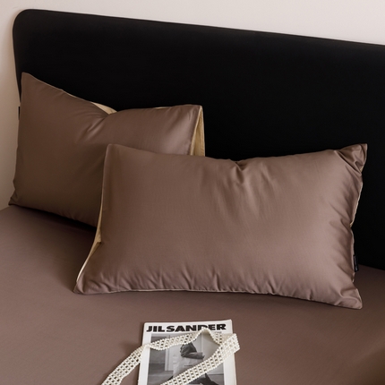 91家纺网 家纺一手货源 找家纺 （总）寐绸家纺 2025新款纯棉60支长绒棉系列单枕套（拍法二）