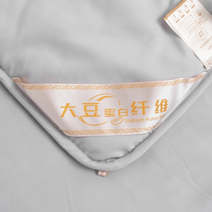 91家纺网 家纺一手货源 找家纺 易睡2025年新款大豆被春秋被冬被被子被芯 灰色