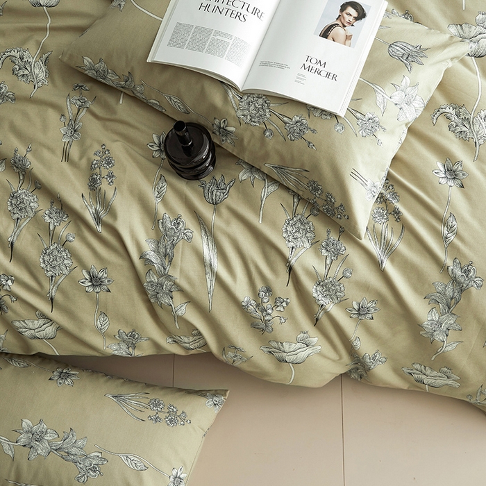 91家纺网 家纺一手货源 找家纺 （总）水洗的故事 2025新款全棉磨毛印花四件套