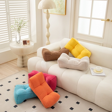 91家纺网 家纺一手货源 找家纺 （总）沐沐家纺 2026新款玉米绒腰靠沙发座椅垫