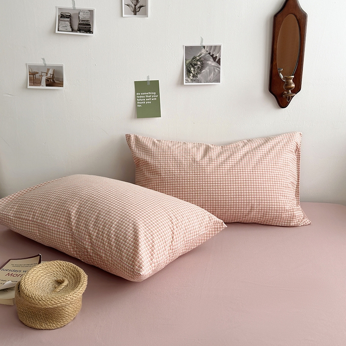 91家纺网 家纺一手货源 找家纺 水洗的故事 2025新款无印良品水洗棉四件套 西西里粉