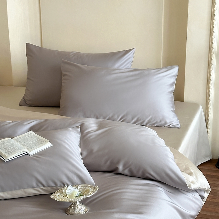 91家纺网 家纺一手货源 找家纺 赫帛 2025新款60支超细旦天丝棉四件套-雅奢 雅奢-绅士灰