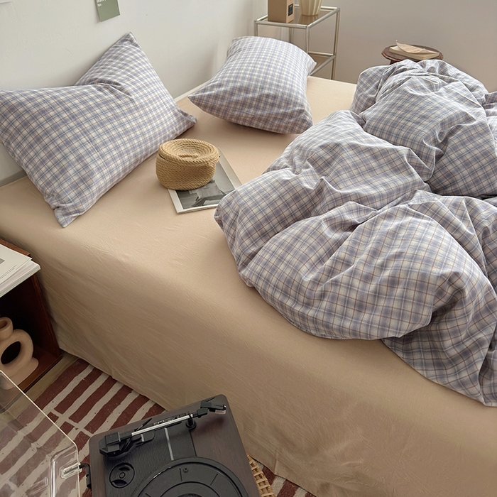 91家纺网 家纺一手货源 找家纺 水洗的故事 2025新款无印良品水洗棉四件套 立春