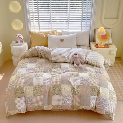 91家纺网 家纺一手货源 找家纺 （总）宝齐莱家纺 2025新款13372全棉印花单品-被套