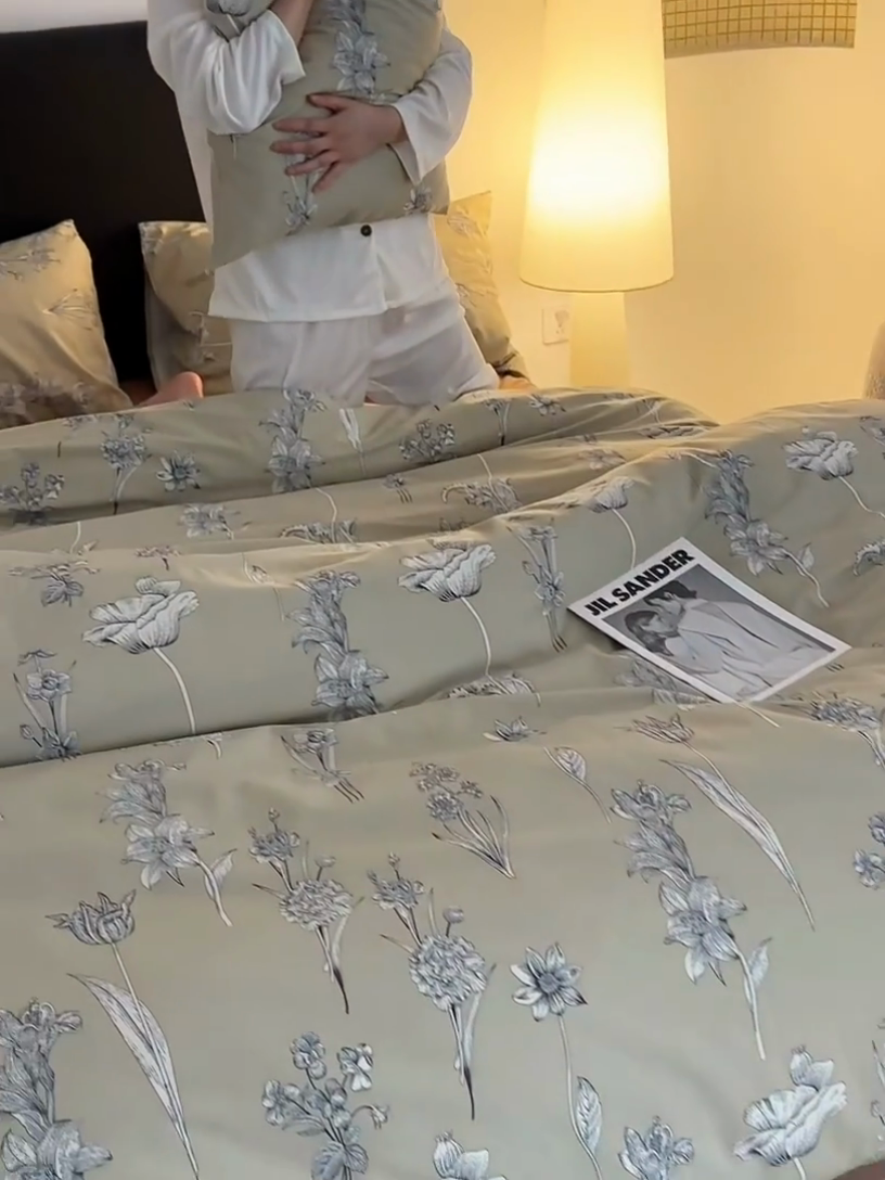 91家纺网 家纺一手货源 找家纺 （总）水洗的故事 2025新款全棉磨毛印花四件套