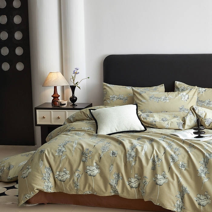 91家纺网 家纺一手货源 找家纺 （总）水洗的故事 2025新款全棉磨毛印花四件套