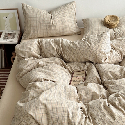 91家纺网 家纺一手货源 找家纺 （总）水洗的故事 2025新款无印良品水洗棉四件套