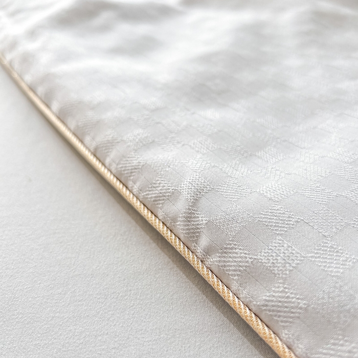 91家纺网 家纺一手货源 找家纺 芙绣 芙绣 2025新款七彩华夫格提花夏被四件套夏凉被空调被 银灰+灰