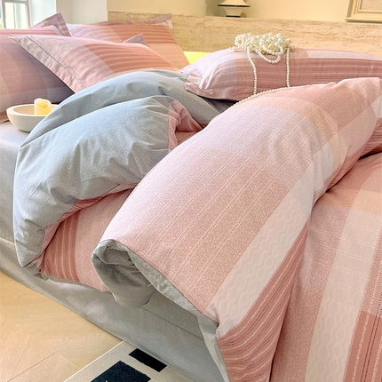 91家纺网 家纺一手货源 找家纺 （总）梧桐树 2025新款100%全棉13372加厚印花四件套