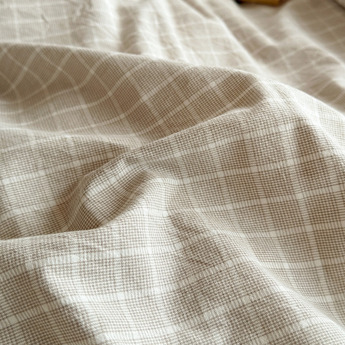 91家纺网 家纺一手货源 找家纺 水洗的故事 2025新款A类色织水洗棉学生三件套 雾山-