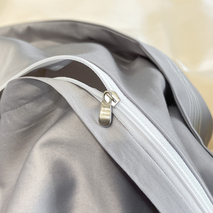 91家纺网 家纺一手货源 找家纺 桃园 2025新款纯棉全棉长绒棉刺绣绣花高端礼盒四件套-莱卡 莱卡奶昔白