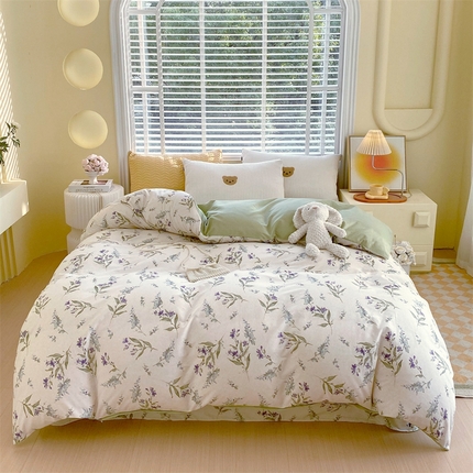 91家纺网 家纺一手货源 找家纺 （总）宝齐莱家纺 2025新款13372全棉印花单品-被套