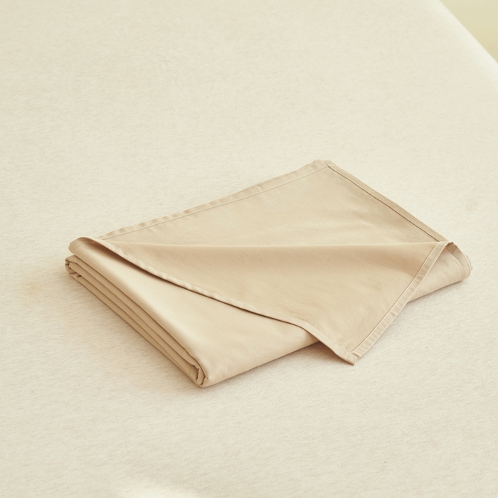 91家纺网 家纺一手货源 找家纺 寐绸家纺 2025新款纯棉13372水洗棉单床单 纯色床单-古巴砂