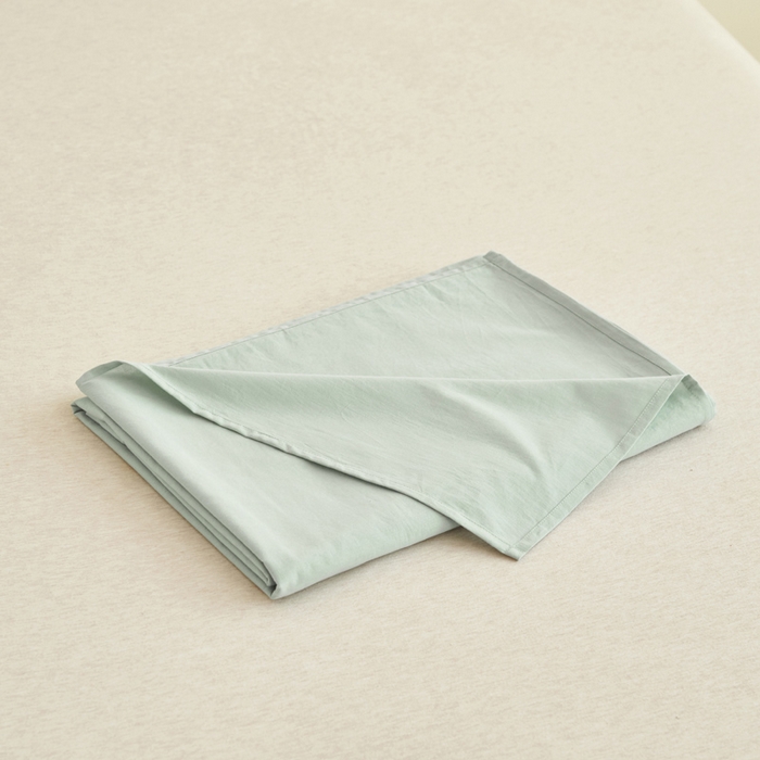 91家纺网 家纺一手货源 找家纺 寐绸家纺 2025新款纯棉13372水洗棉单床单 纯色床单-春风十里