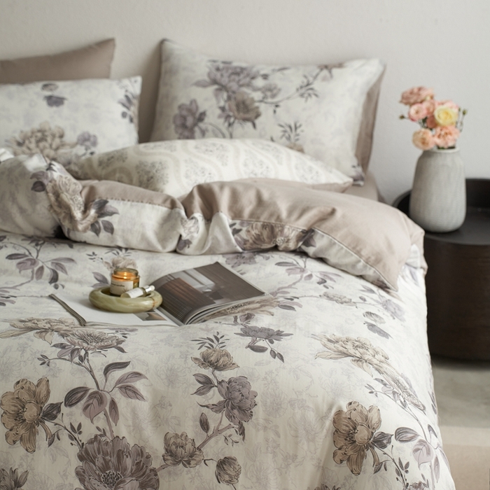 91家纺网 家纺一手货源 找家纺 时年家纺 2025零汗纱™数码印花系列套件 君莱黎