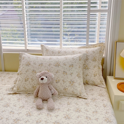 91家纺网 家纺一手货源 找家纺 （总）宝齐莱家纺 2025新款13372全棉印花单品系列-单枕套