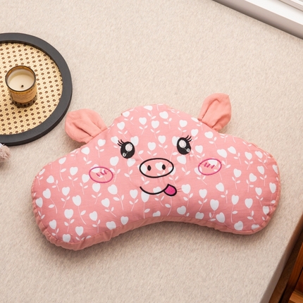 91家纺网 家纺一手货源 找家纺 （总）明星枕业 2025新款全棉儿童卡通荞麦枕全荞麦护颈枕