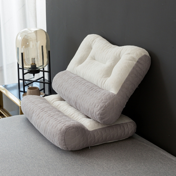 91家纺网 家纺一手货源 找家纺 卓昌枕芯2023热款牵引枕3.0版乳胶层牵引枕枕头枕芯 高枕48*74cm一只1400克