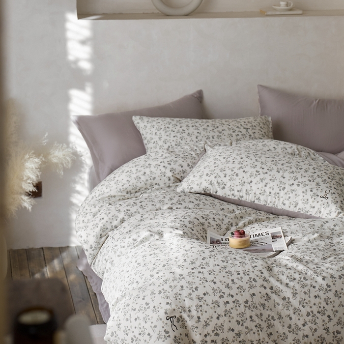 91家纺网 家纺一手货源 找家纺 时年家纺 2025零汗纱™数码印花系列套件 悠然若若