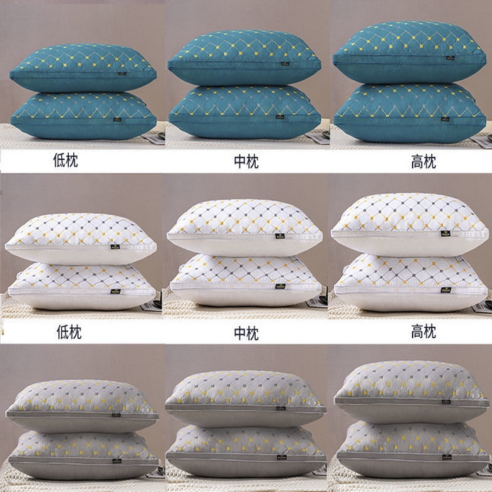 91家纺网 家纺一手货源 找家纺 卓昌枕芯 2025新款新款绗缝满天星枕芯天星枕头枕芯 900克高枕单只满天星立体白