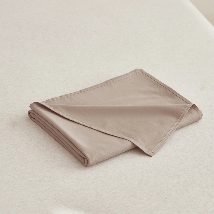 91家纺网 家纺一手货源 找家纺 寐绸家纺 2025新款纯棉13372水洗棉单床单 纯色床单-暗香紫砂