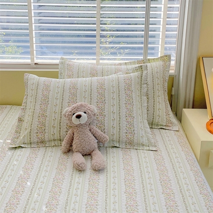 91家纺网 家纺一手货源 找家纺 （总）宝齐莱家纺 2025新款13372全棉印花单品系列-单枕套