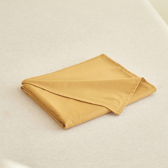 91家纺网 家纺一手货源 找家纺 寐绸家纺 2025新款纯棉13372水洗棉单床单 纯色床单-暗木幽香