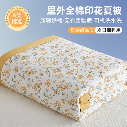 91家纺网 家纺一手货源 找家纺 （总）海洋家纺 2025新款A类里外全棉夏被四件套